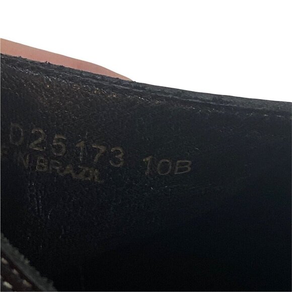 COLE HAAN Women Leather Clogs Size 10 Black Mules Slip On Wedge Casual - Picture 9 of 9